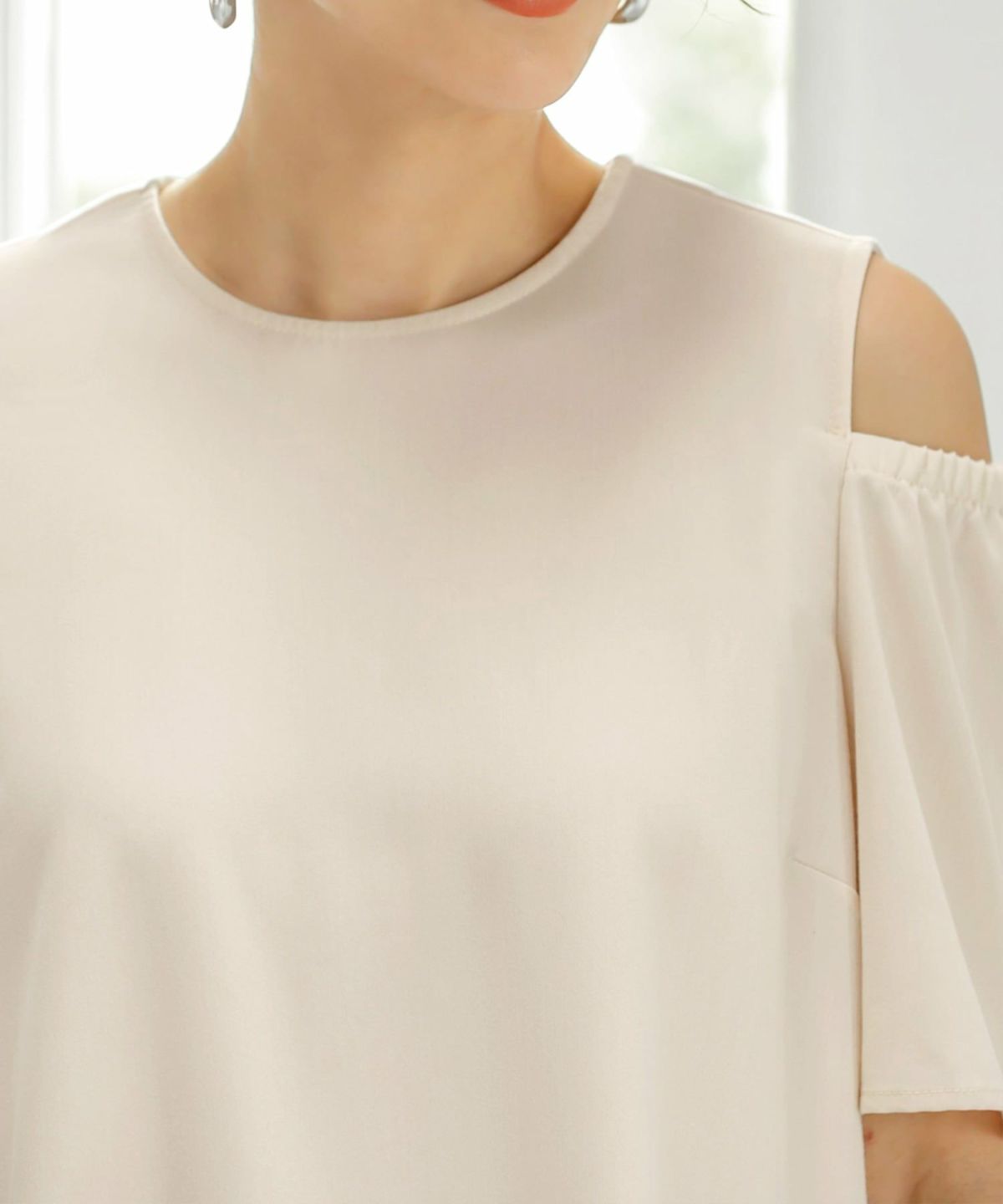 着用イメージ 166cm 02サイズ オフホワイトミックス