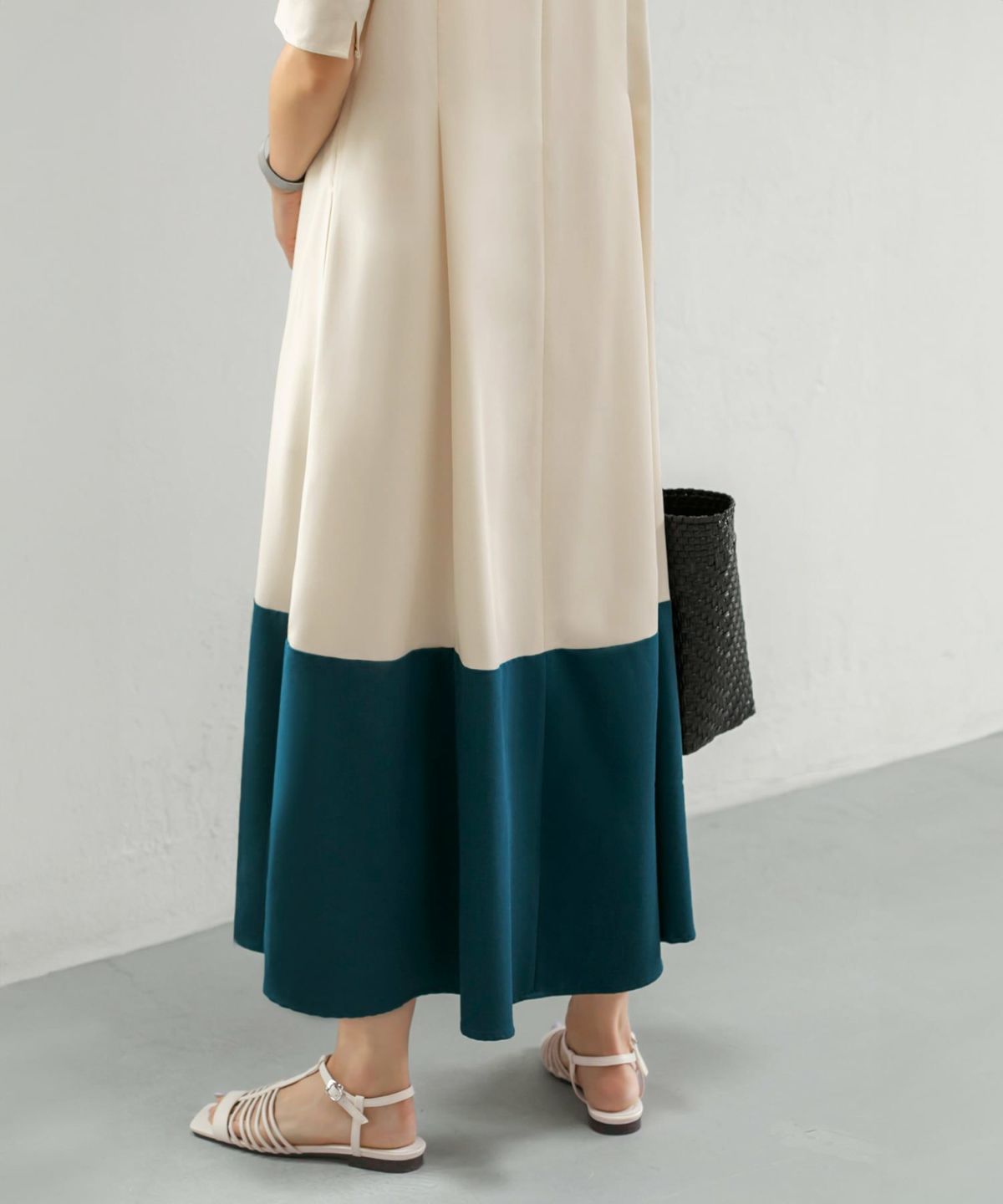 着用イメージ 166cm 02サイズ オフホワイトミックス