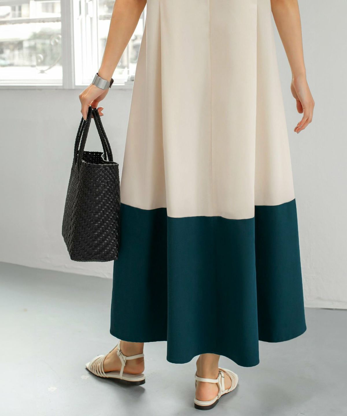 着用イメージ 166cm 02サイズ オフホワイトミックス