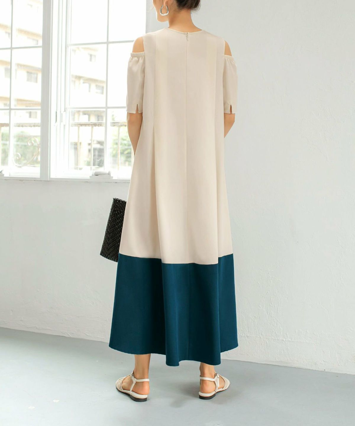 着用イメージ 166cm 02サイズ オフホワイトミックス