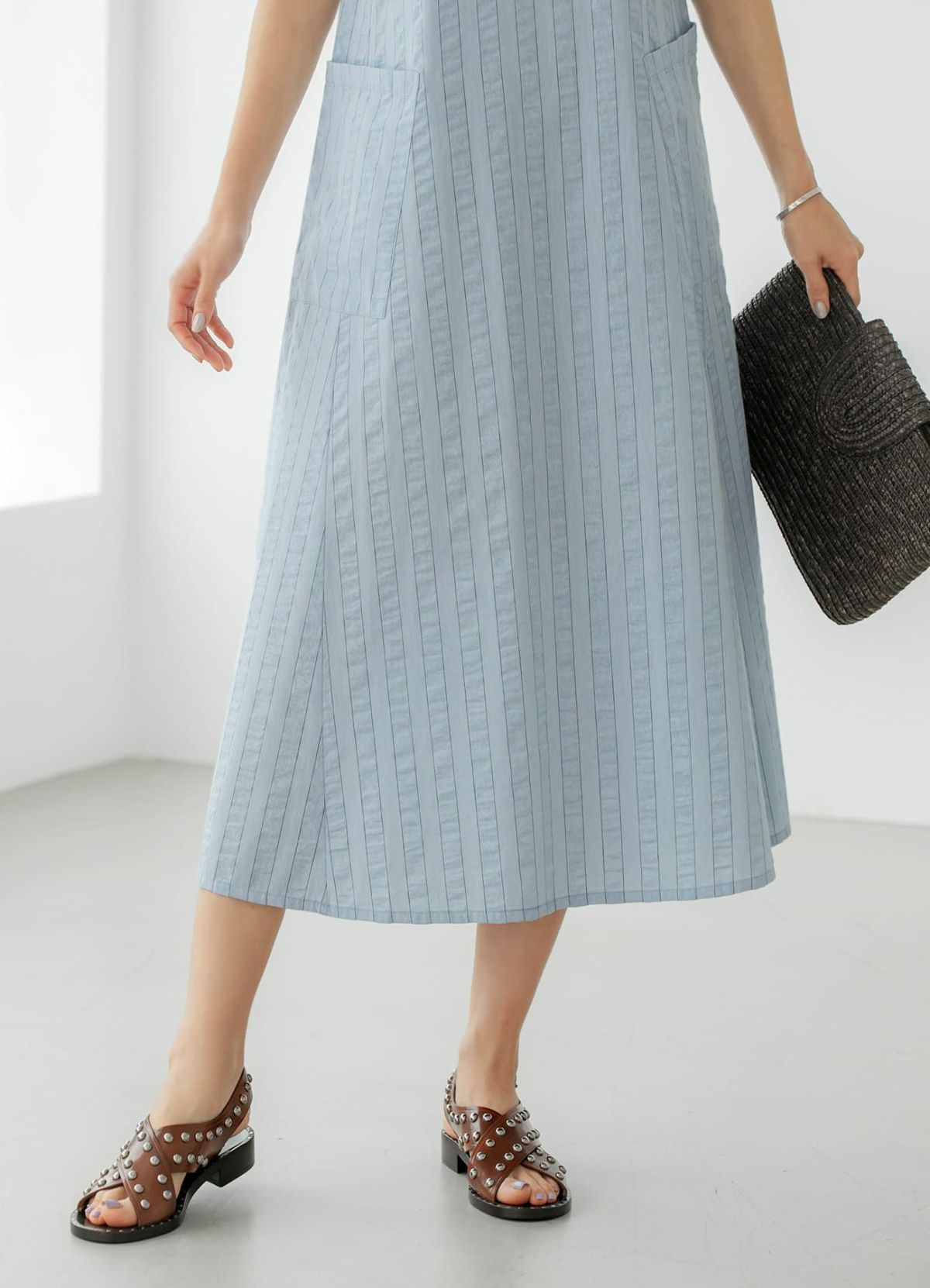 着用イメージ 166cm 02サイズ サックス