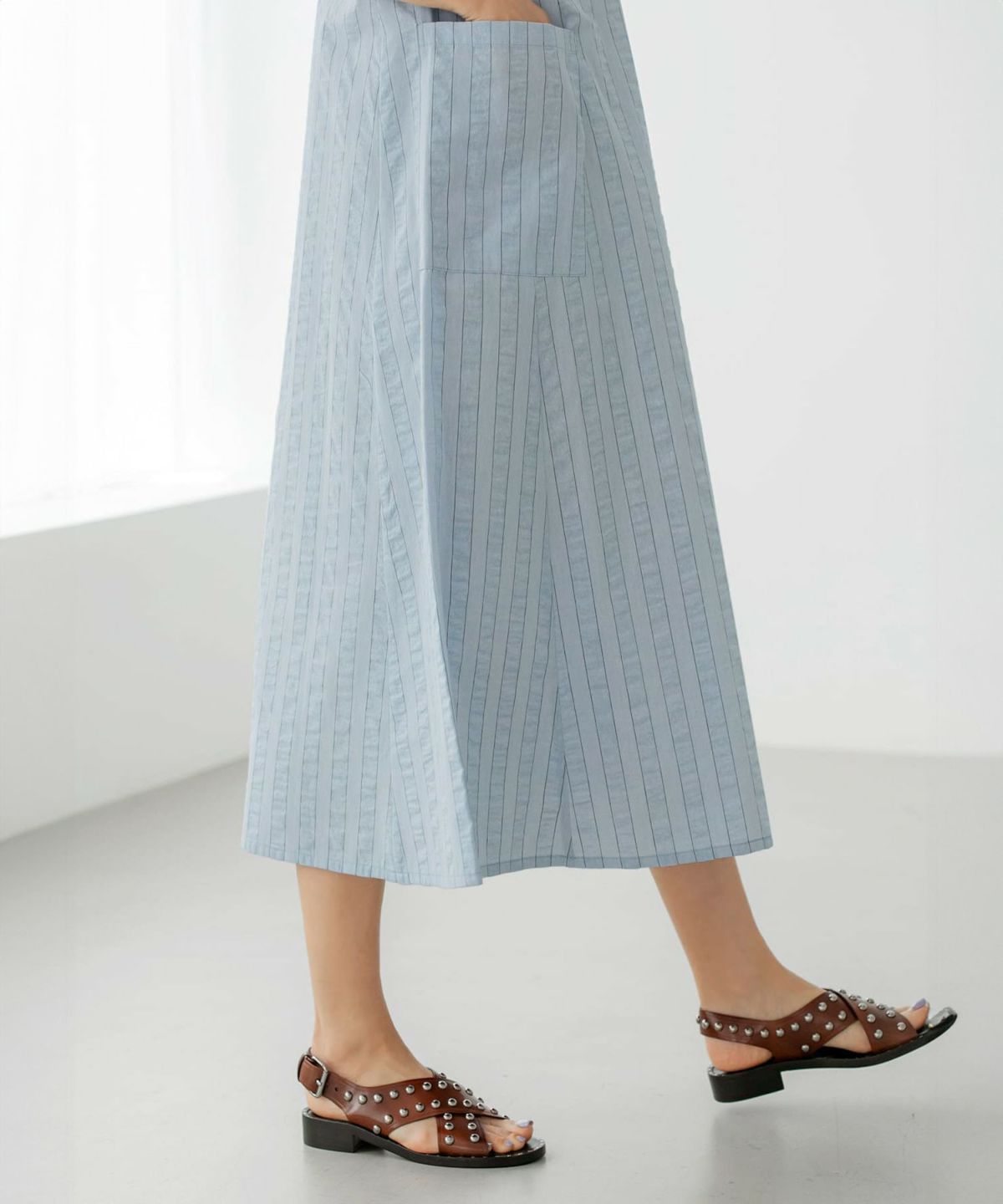 着用イメージ 166cm 02サイズ サックス