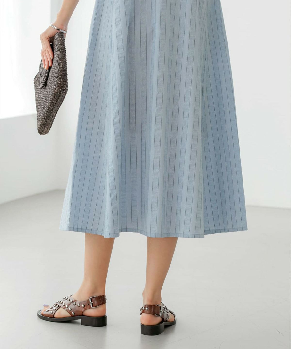 着用イメージ 166cm 02サイズ サックス