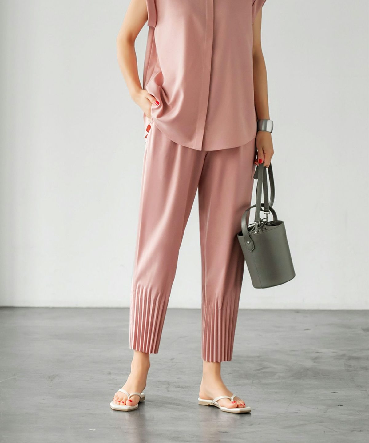 着用イメージ 166cm 02サイズ ピンク