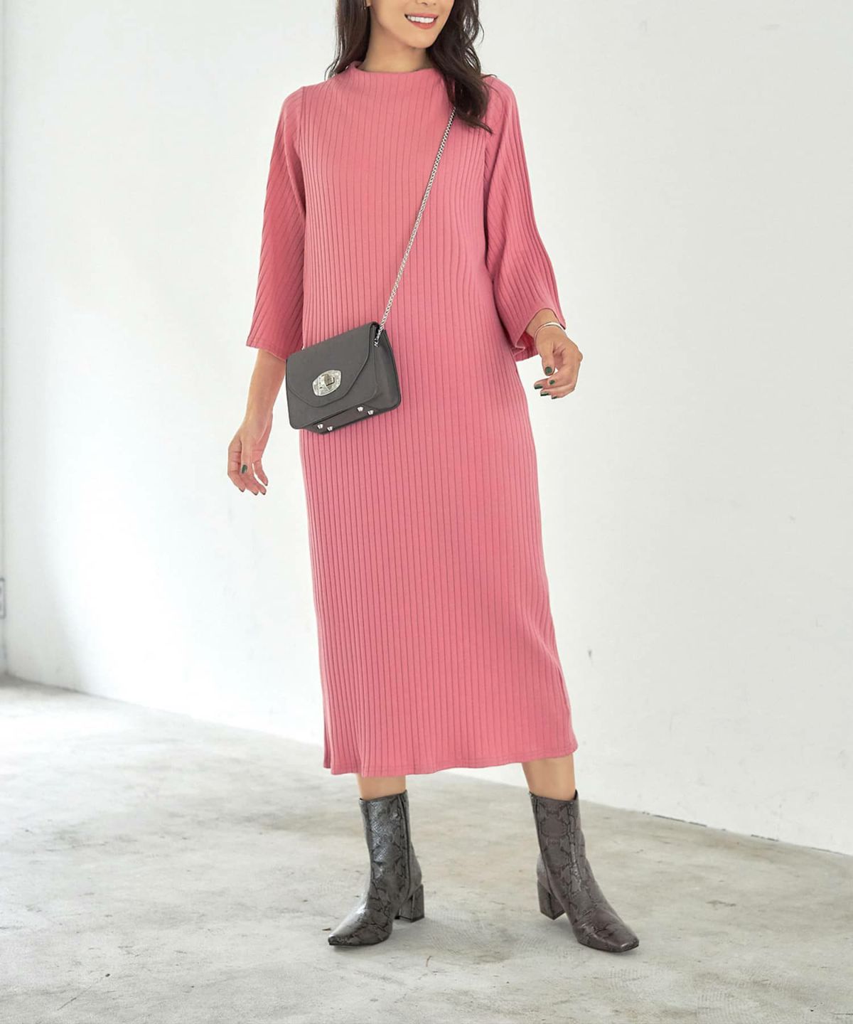 着用イメージ 167cm 着用サイズ 02 ローズピンク