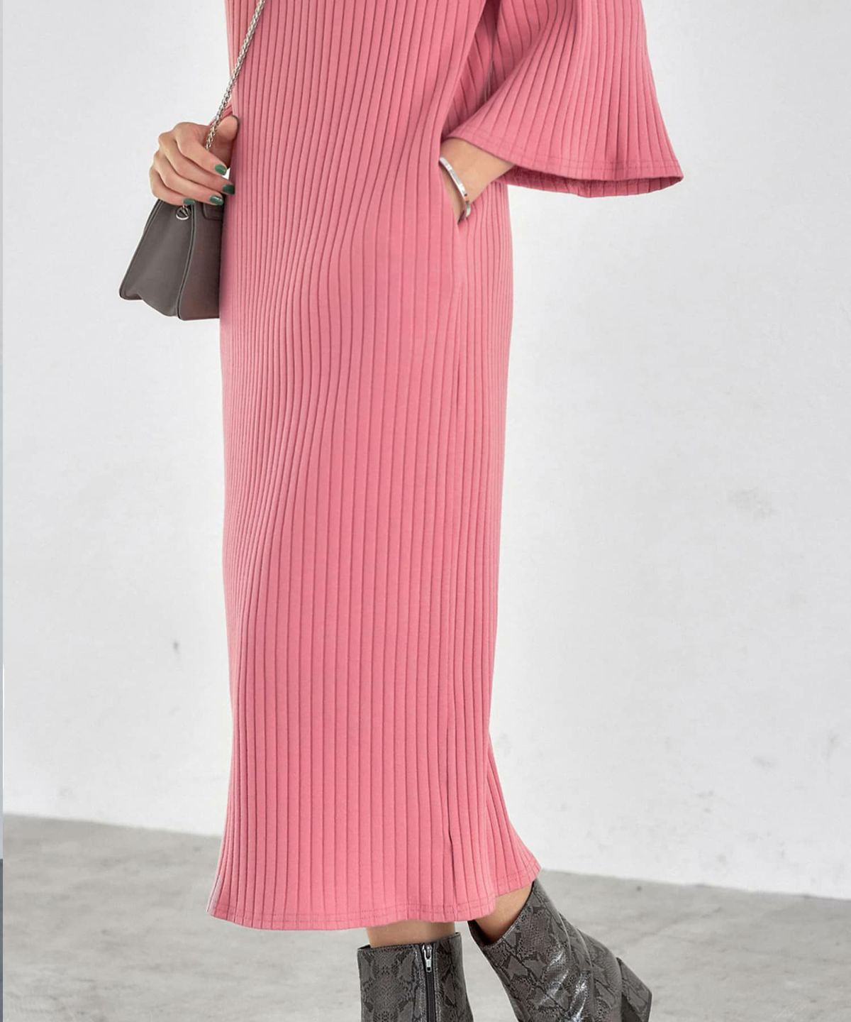 着用イメージ 167cm 着用サイズ 02 ローズピンク