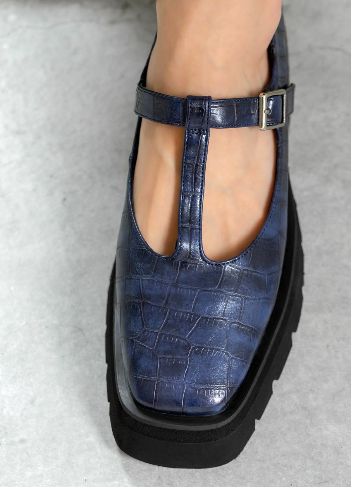 着用イメージ 170cm ネイビー