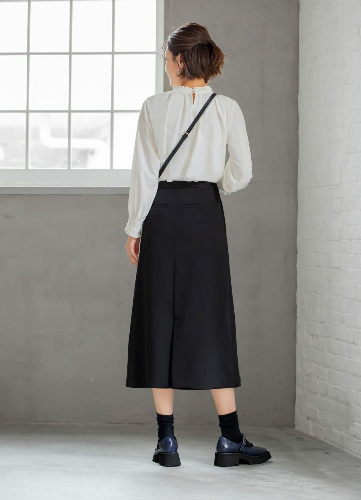 着用イメージ 170cm ブラック 着用サイズ：S