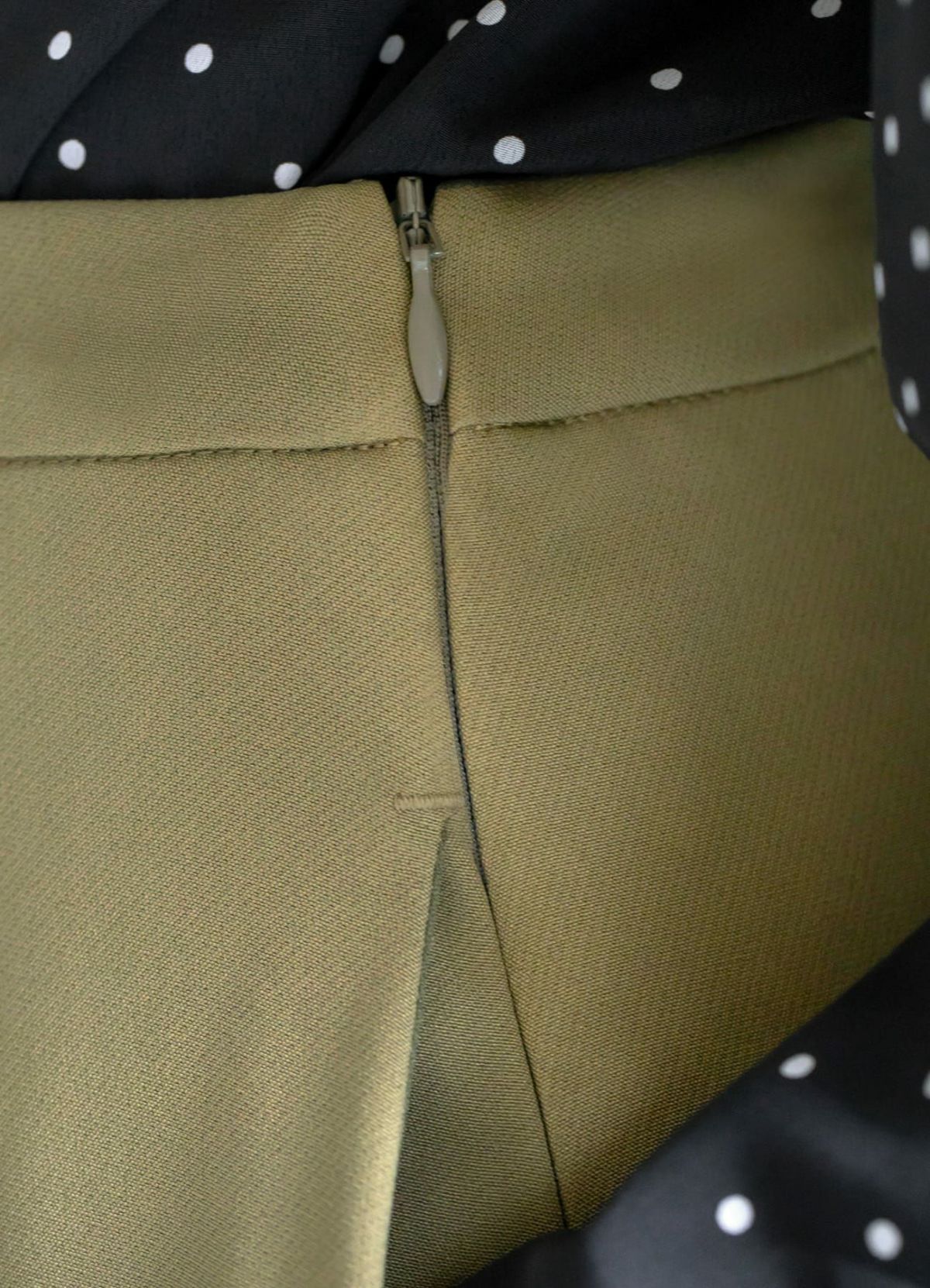 着用イメージ 166cm オリーブベージュ 着用サイズ：S