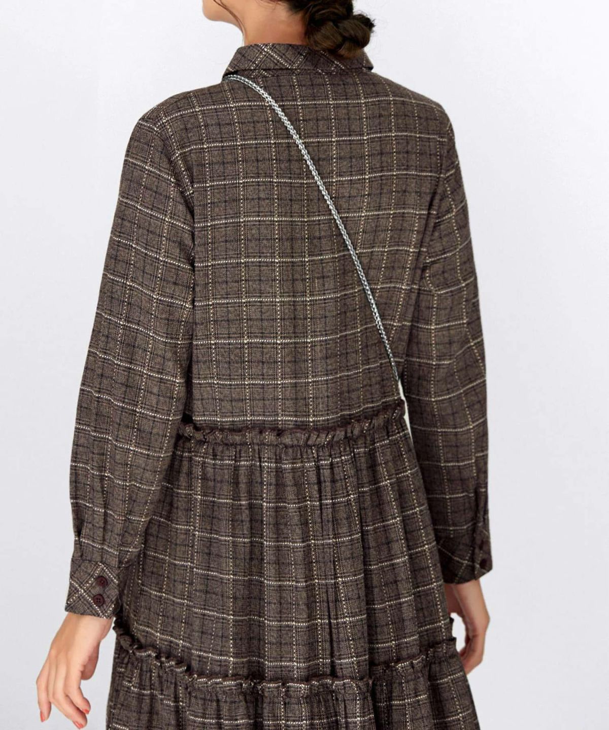 着用イメージ 166cm ブラウン 02サイズ