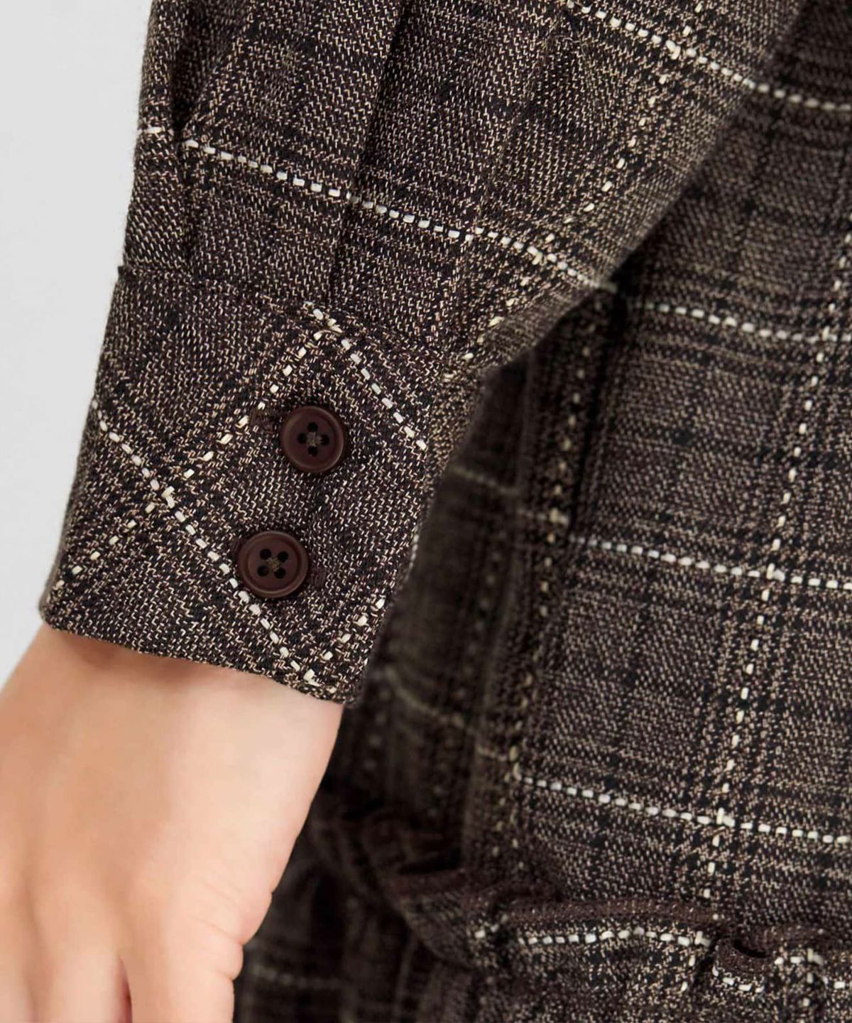 着用イメージ 166cm ブラウン 02サイズ