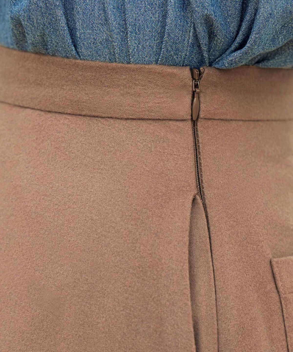 着用イメージ 166cm キャメル 着用サイズ：S