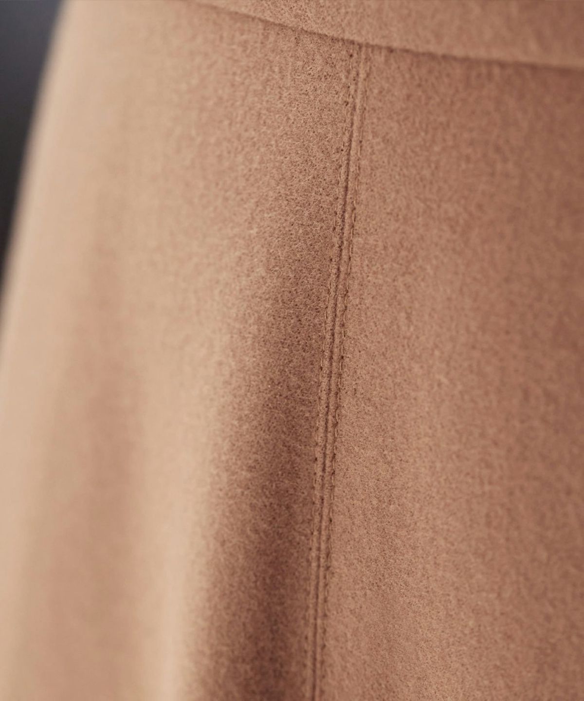 着用イメージ 166cm キャメル　着用サイズ:S