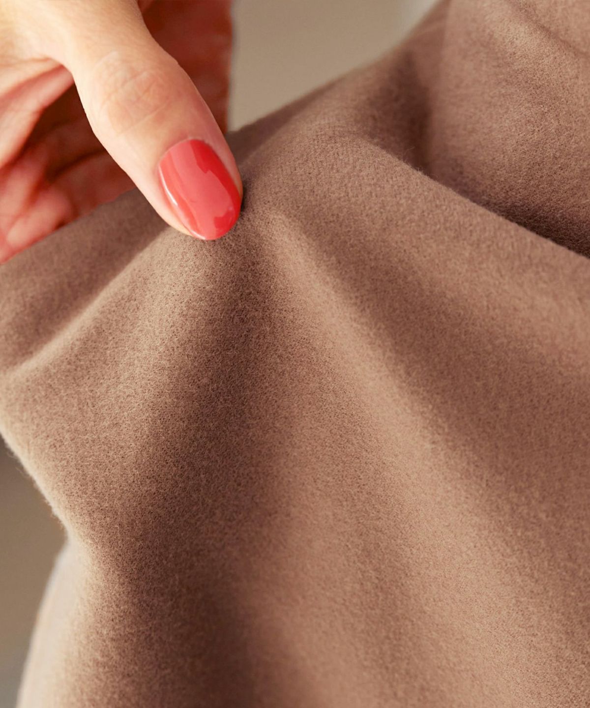 着用イメージ 166cm キャメル　着用サイズ:S