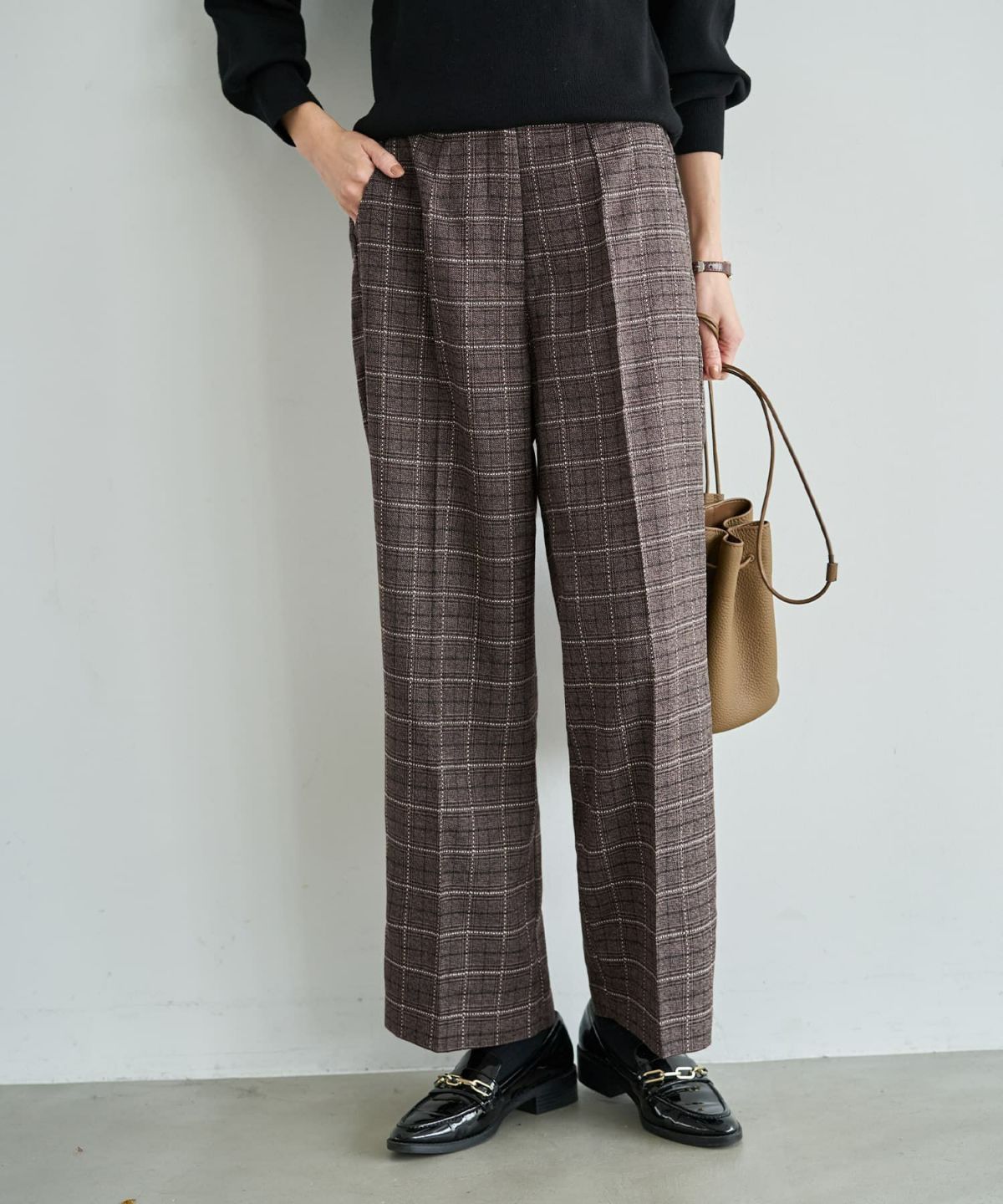 着用イメージ 167cm ブラウン 02サイズ