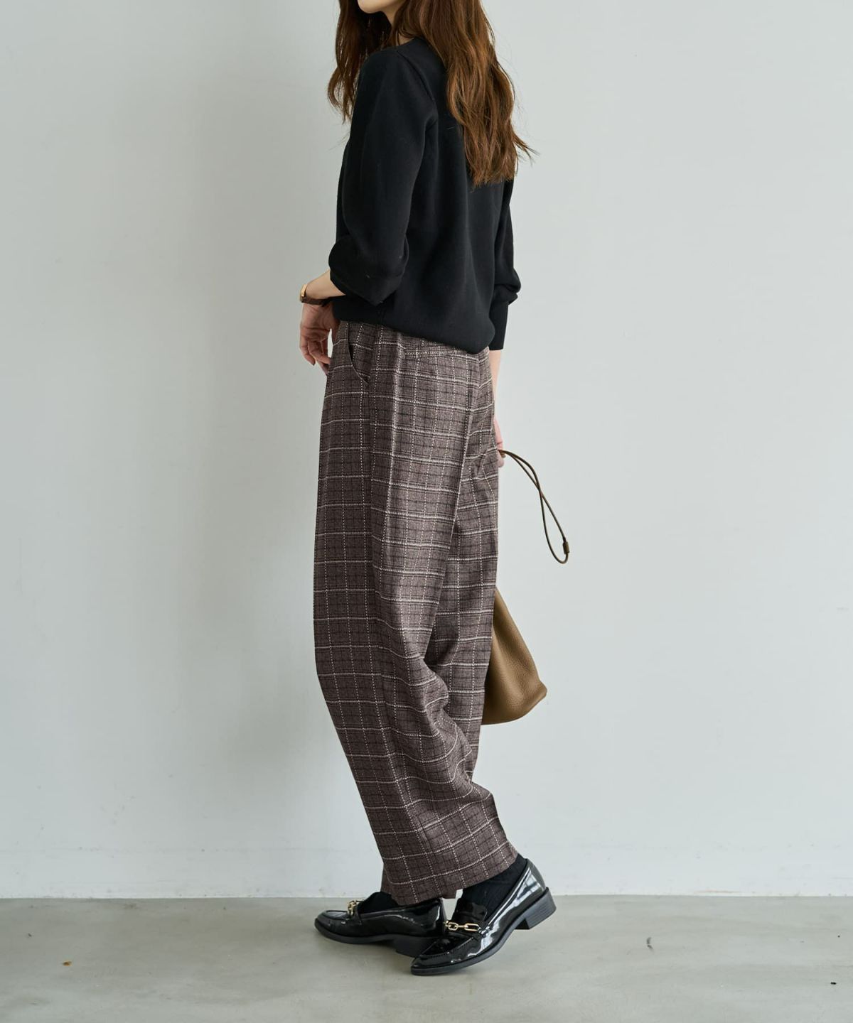 着用イメージ 167cm ブラウン 02サイズ