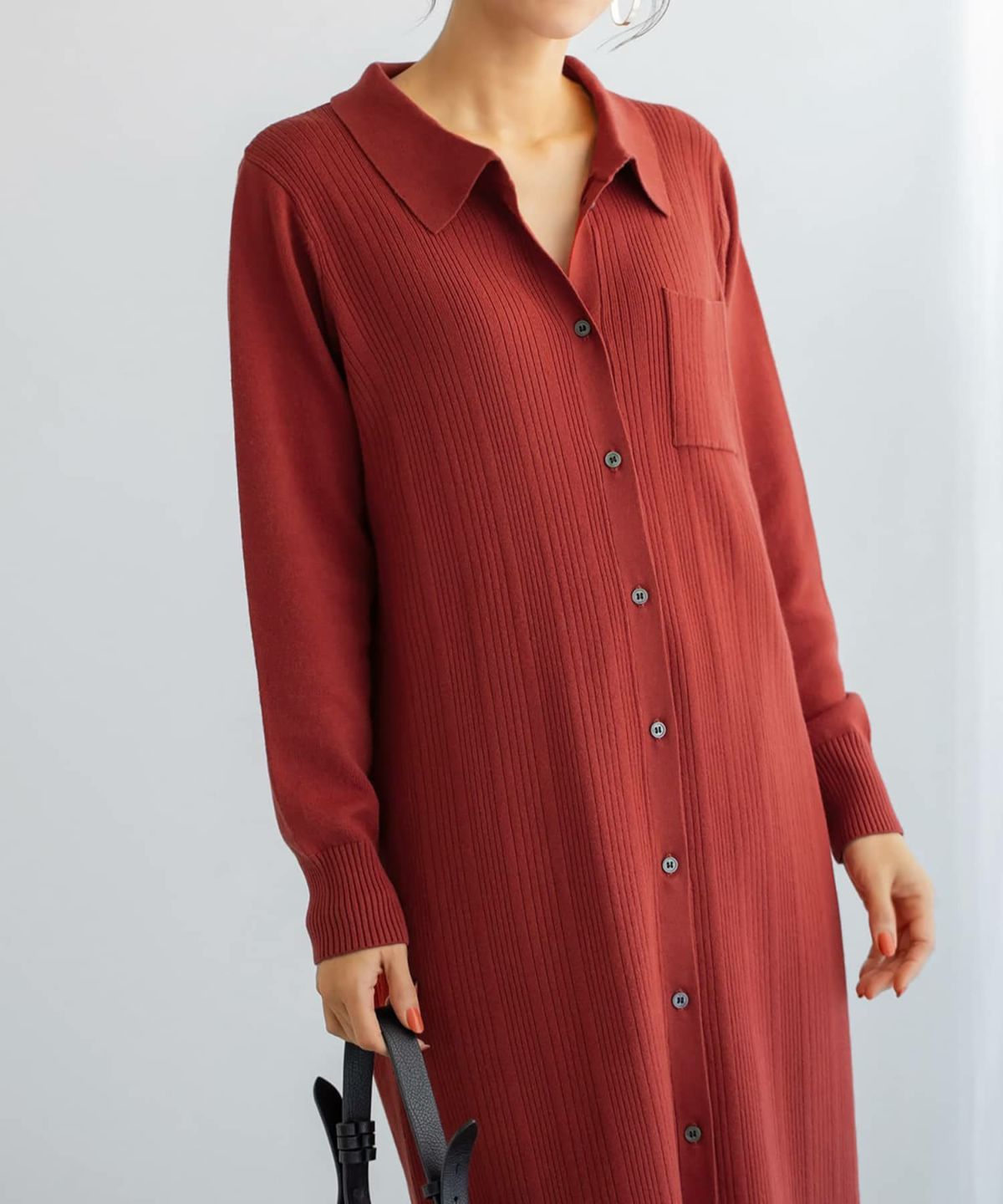 着用イメージ 166cm 02サイズ レッド