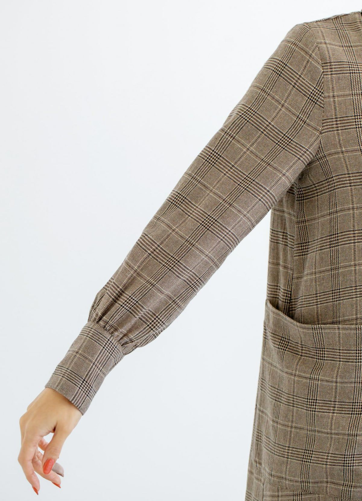 着用イメージ 166cm 着用サイズ 02 ブラウンミックス