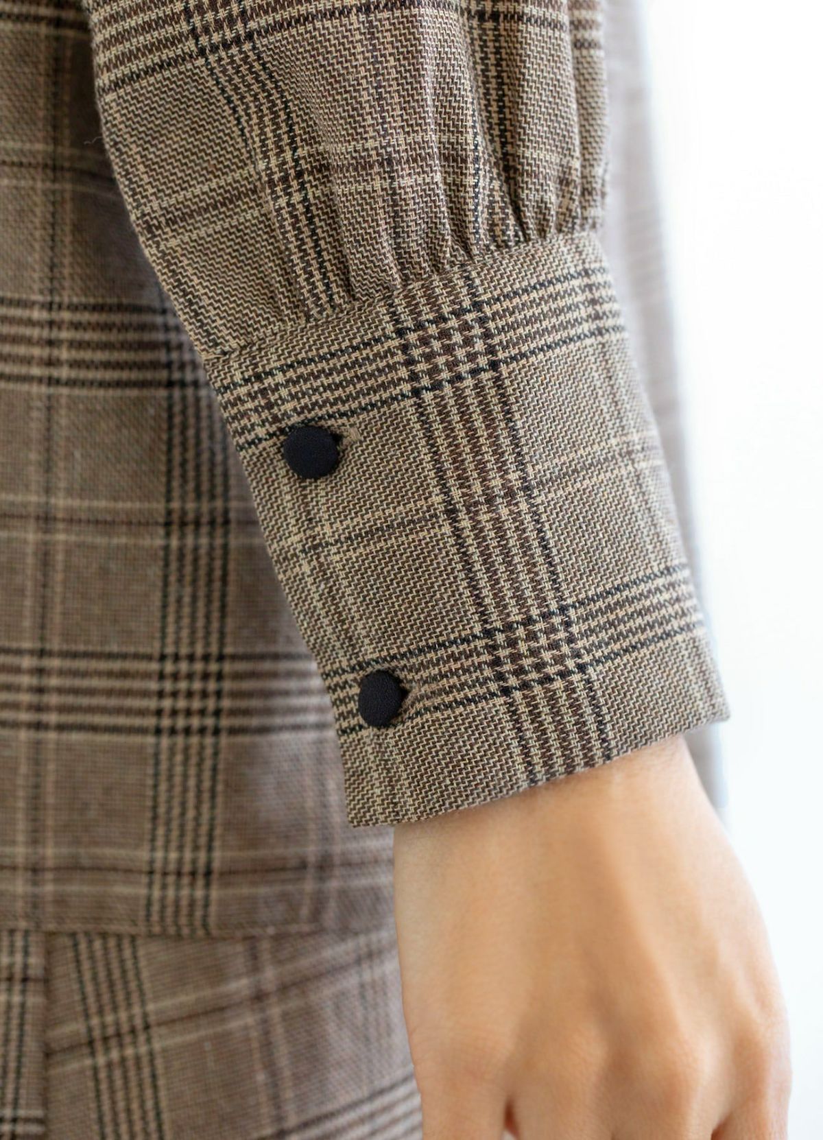 着用イメージ 166cm 着用サイズ 02 ブラウンミックス