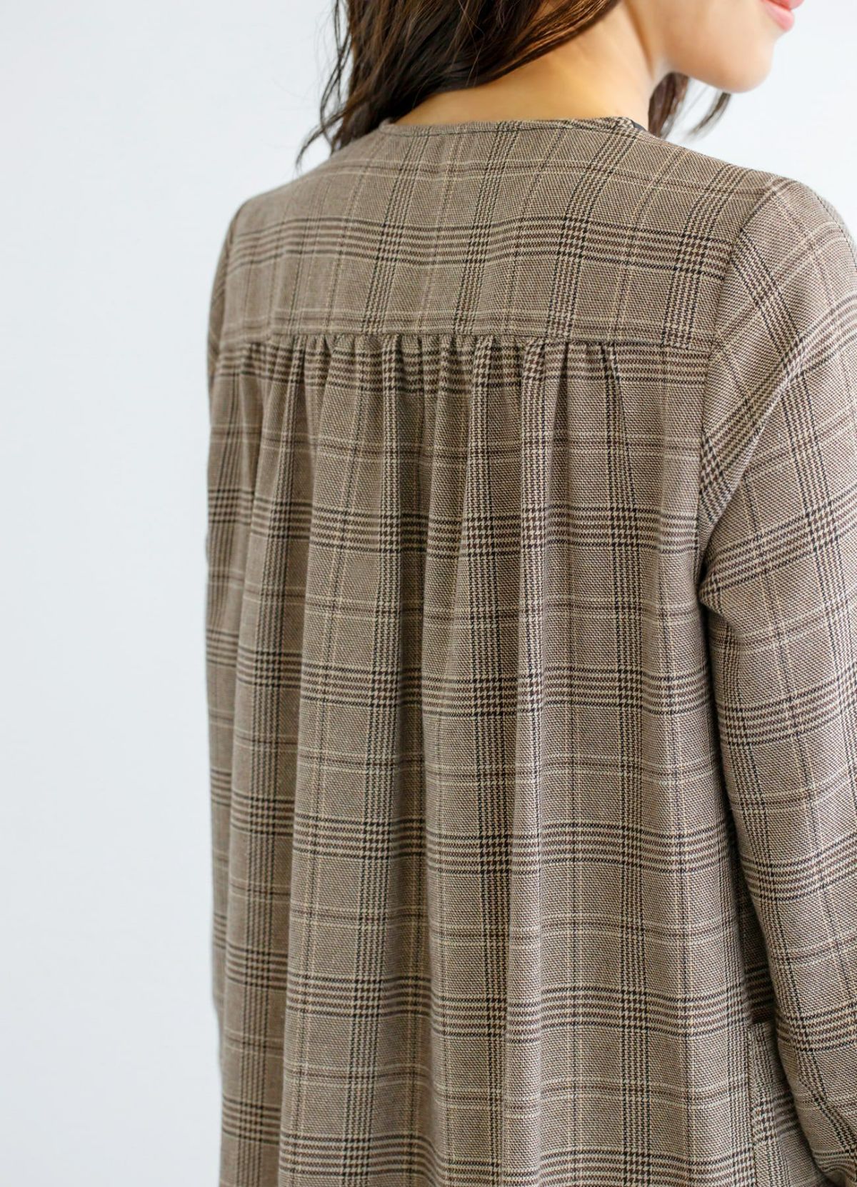 着用イメージ 166cm 着用サイズ 02 ブラウンミックス