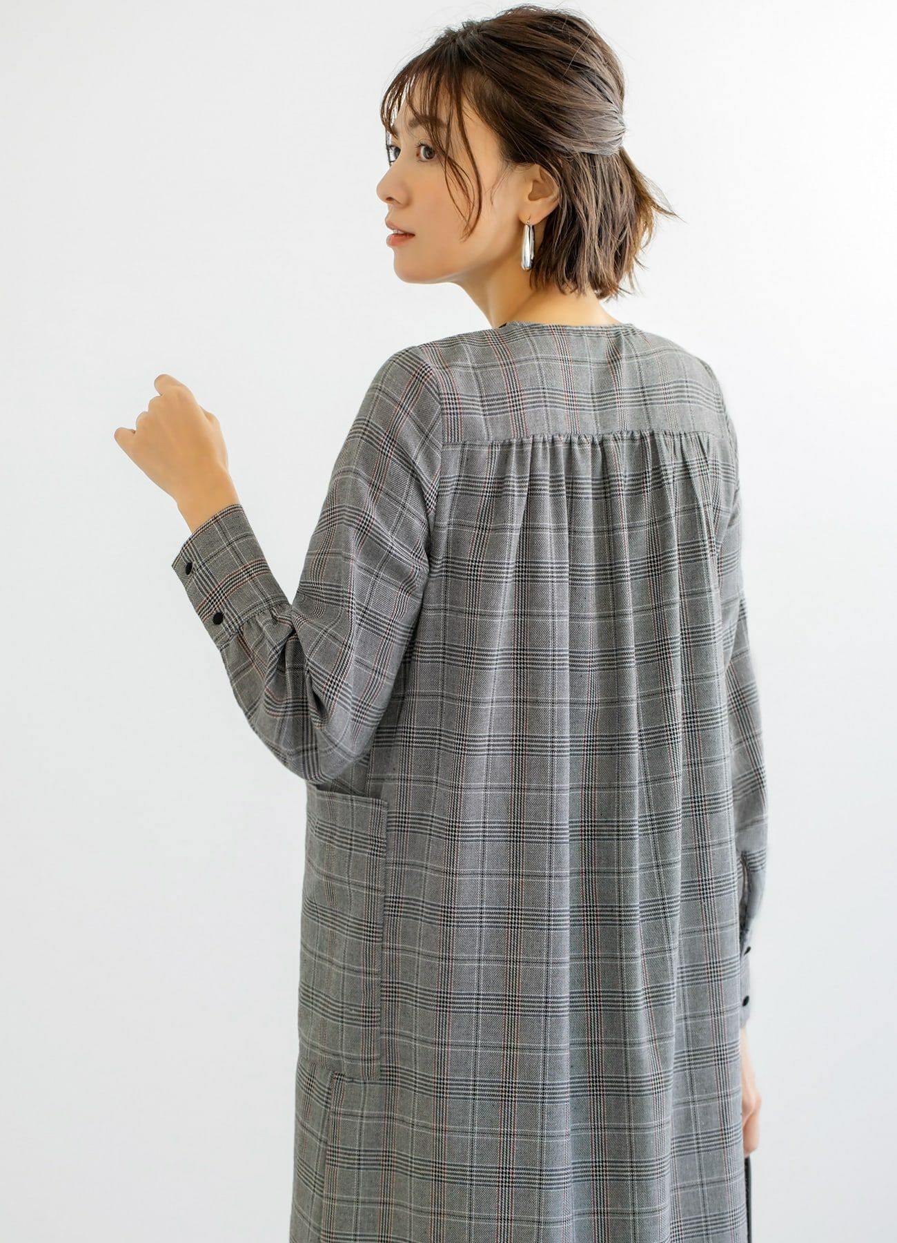 着用イメージ 170cm 着用サイズ 02 ブラックミックス