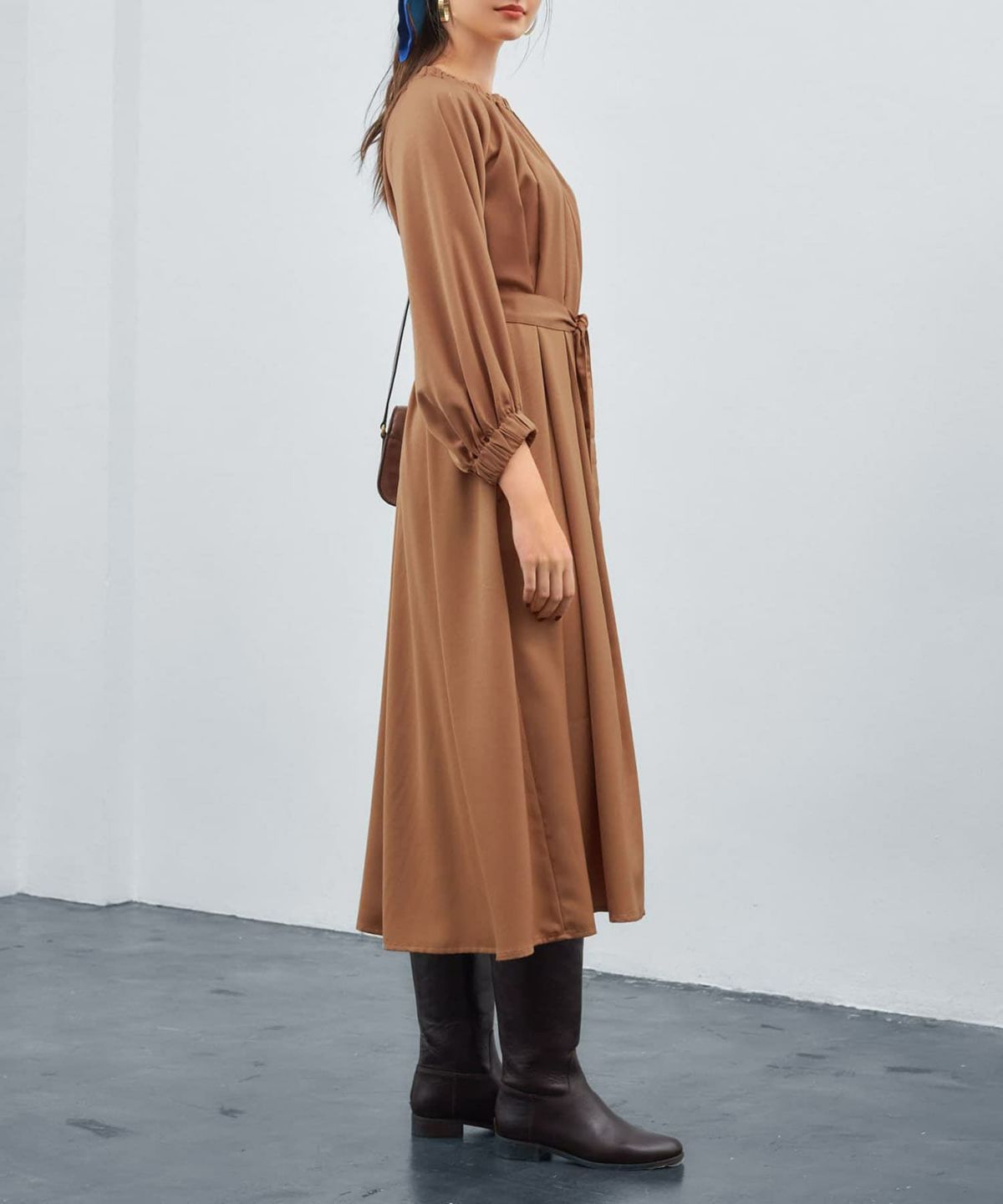着用イメージ 173cm ライトブラウン 02サイズ