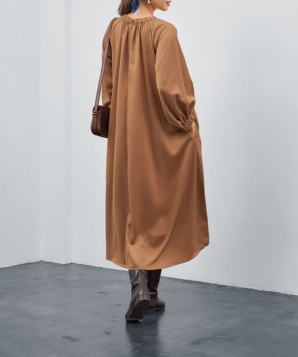 着用イメージ 173cm ライトブラウン 02サイズ