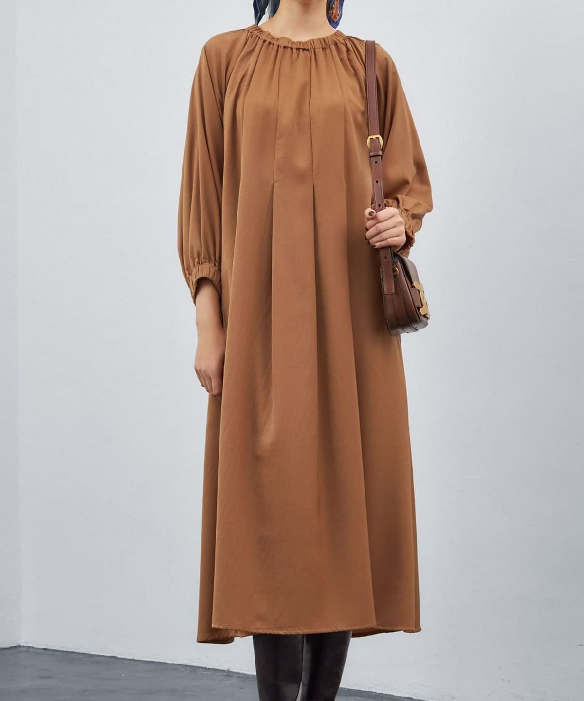 着用イメージ 173cm ライトブラウン 02サイズ