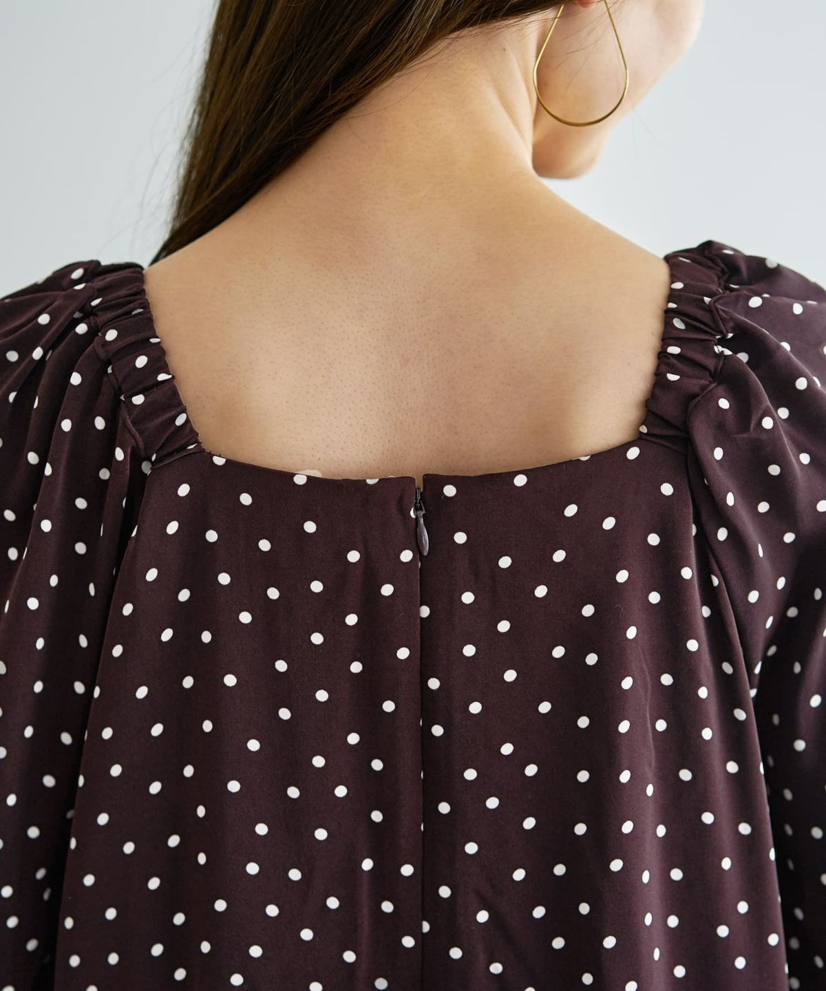 着用イメージ 166cm ワインブラウン 02サイズ