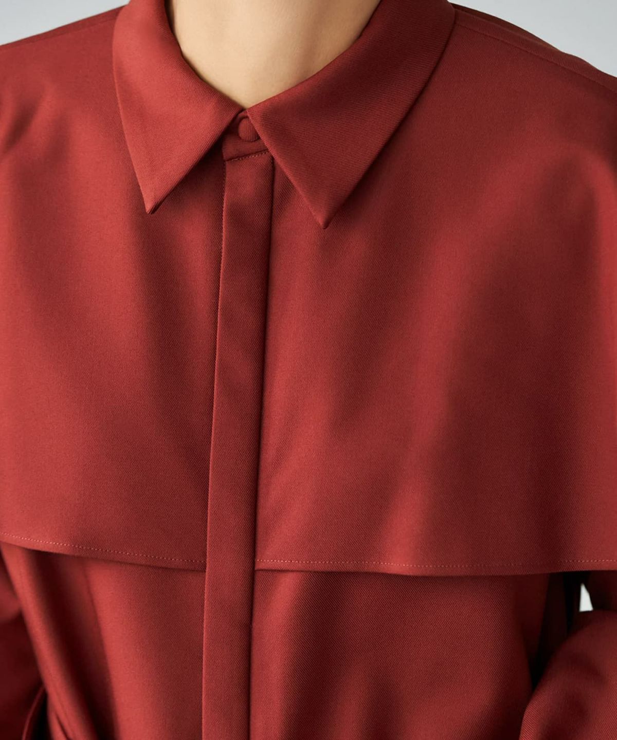 着用イメージ 166cm バーガンディ 02サイズ