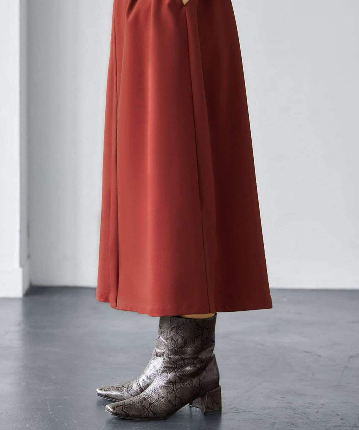 着用イメージ 166cm バーガンディ 02サイズ