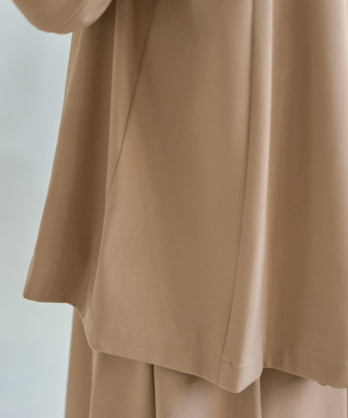 着用イメージ 167cm ベージュ