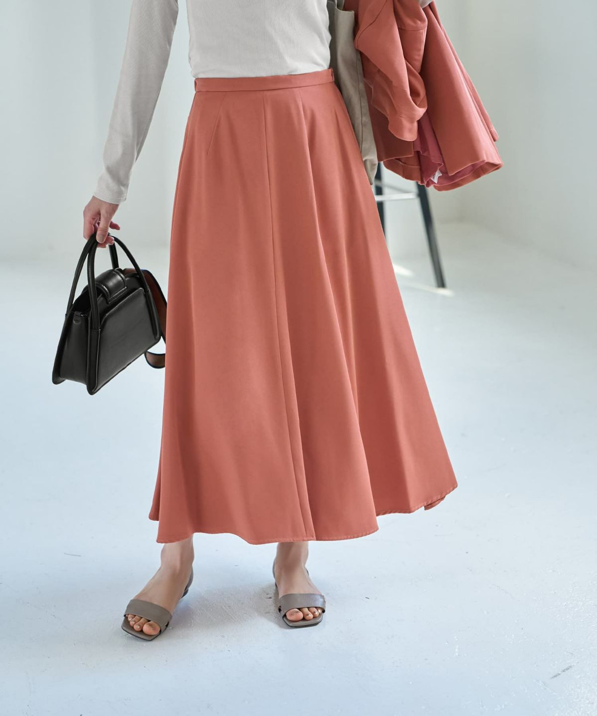 着用イメージ 167cm Sサイズ  ダークピーチ