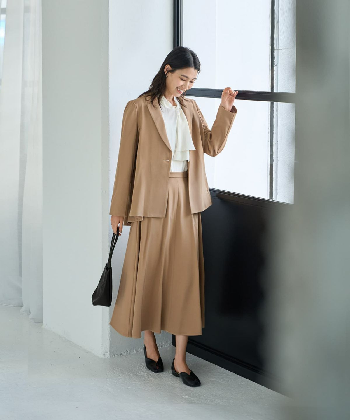 着用イメージ 167cm Sサイズ  ベージュ