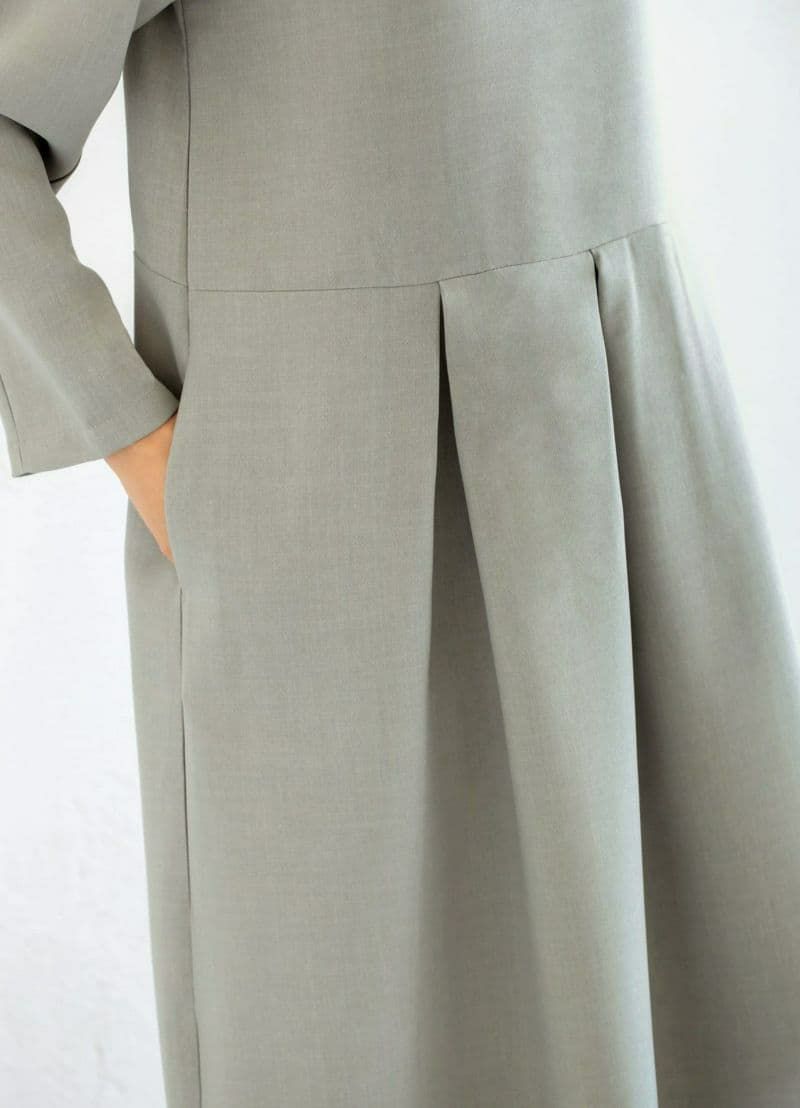 着用イメージ 166cm 着用サイズ 02 ライトグレー