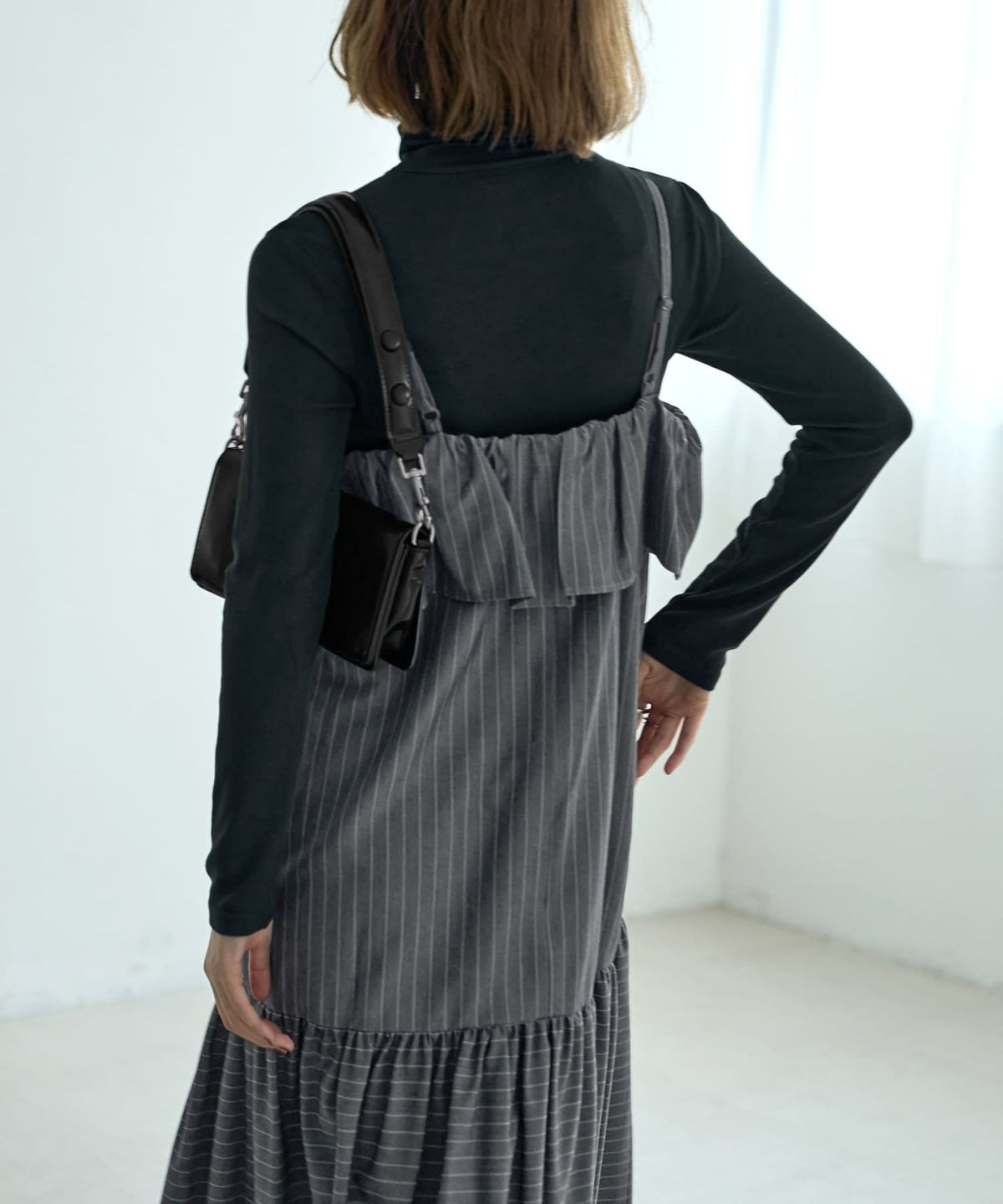 着用イメージ 166cm 着用サイズ 02 グレー