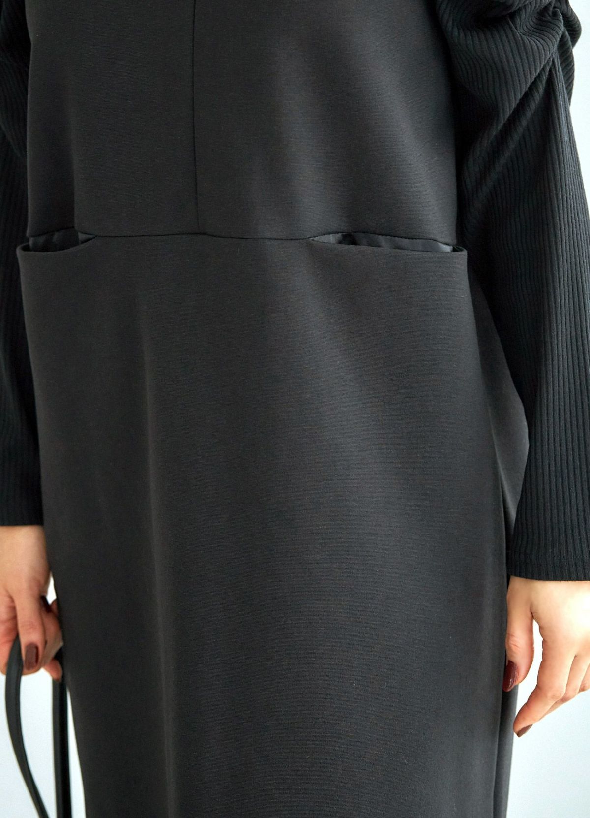 着用イメージ 166cm 着用サイズ 02 ブラック