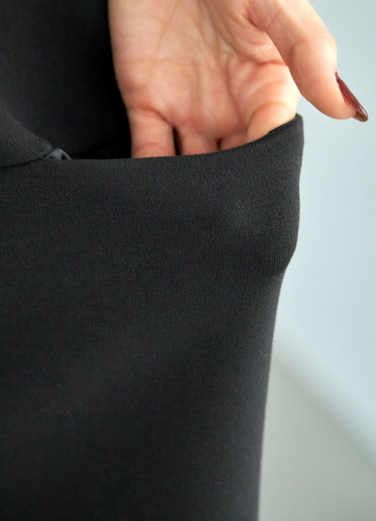 着用イメージ 166cm 着用サイズ 02 ブラック