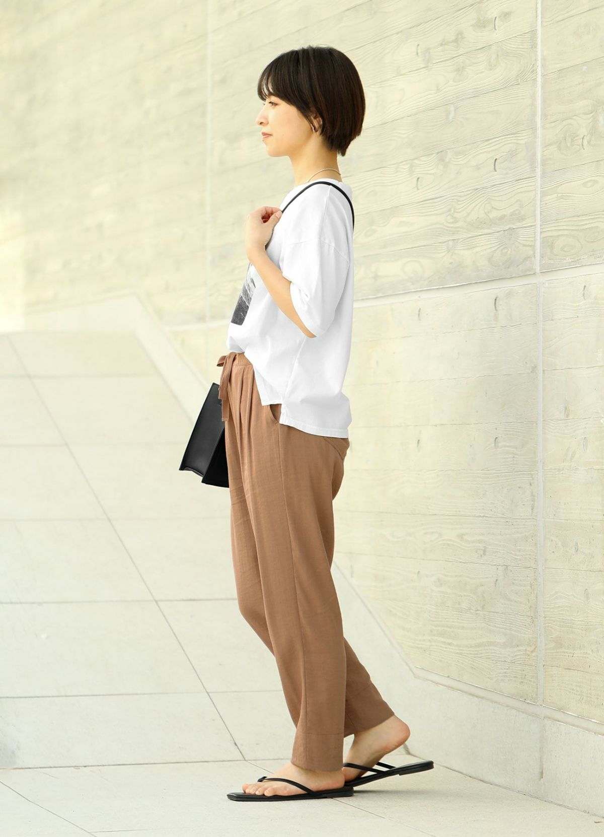 着用イメージ 153cm キャメル