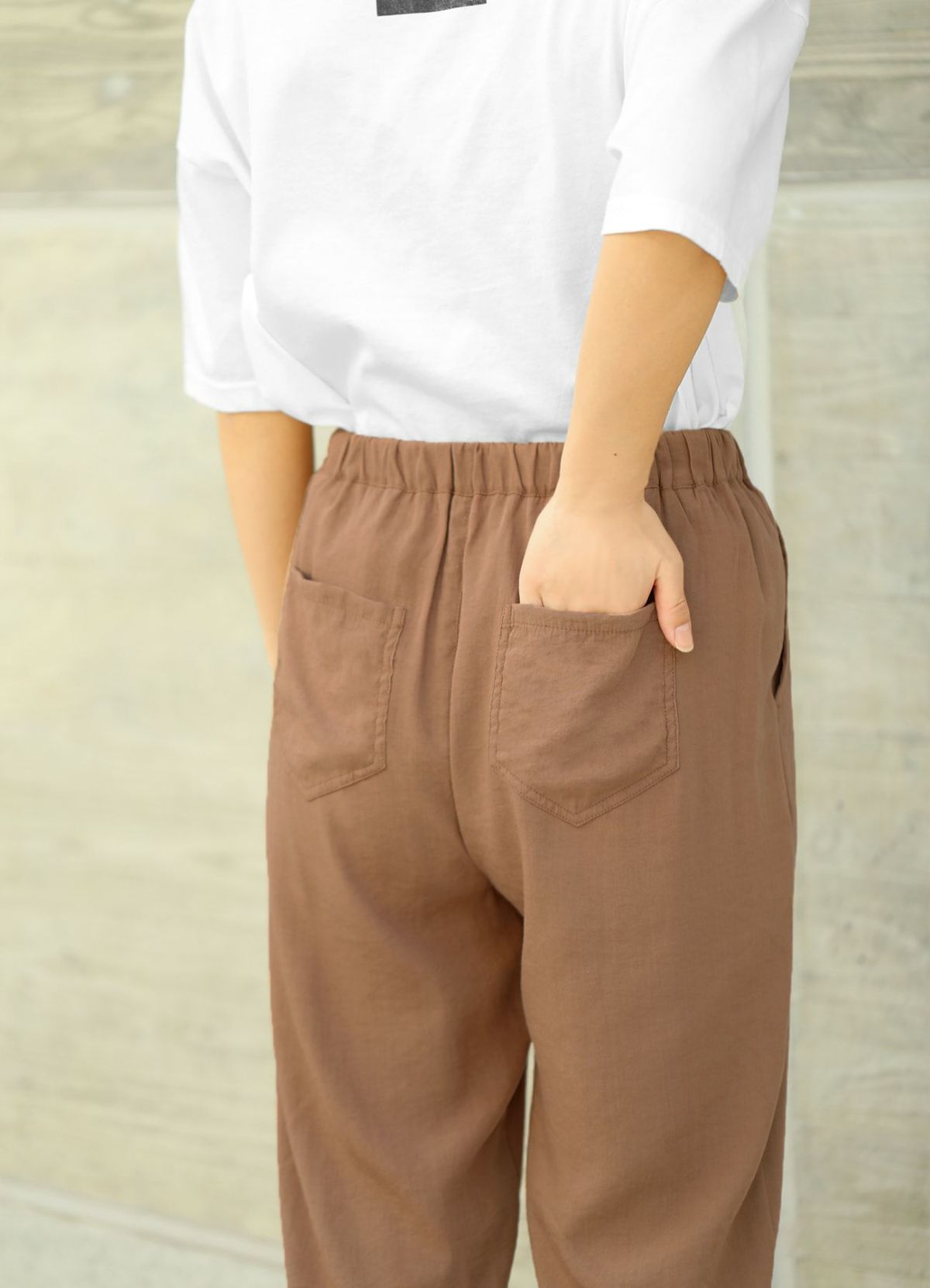 着用イメージ 153cm キャメル