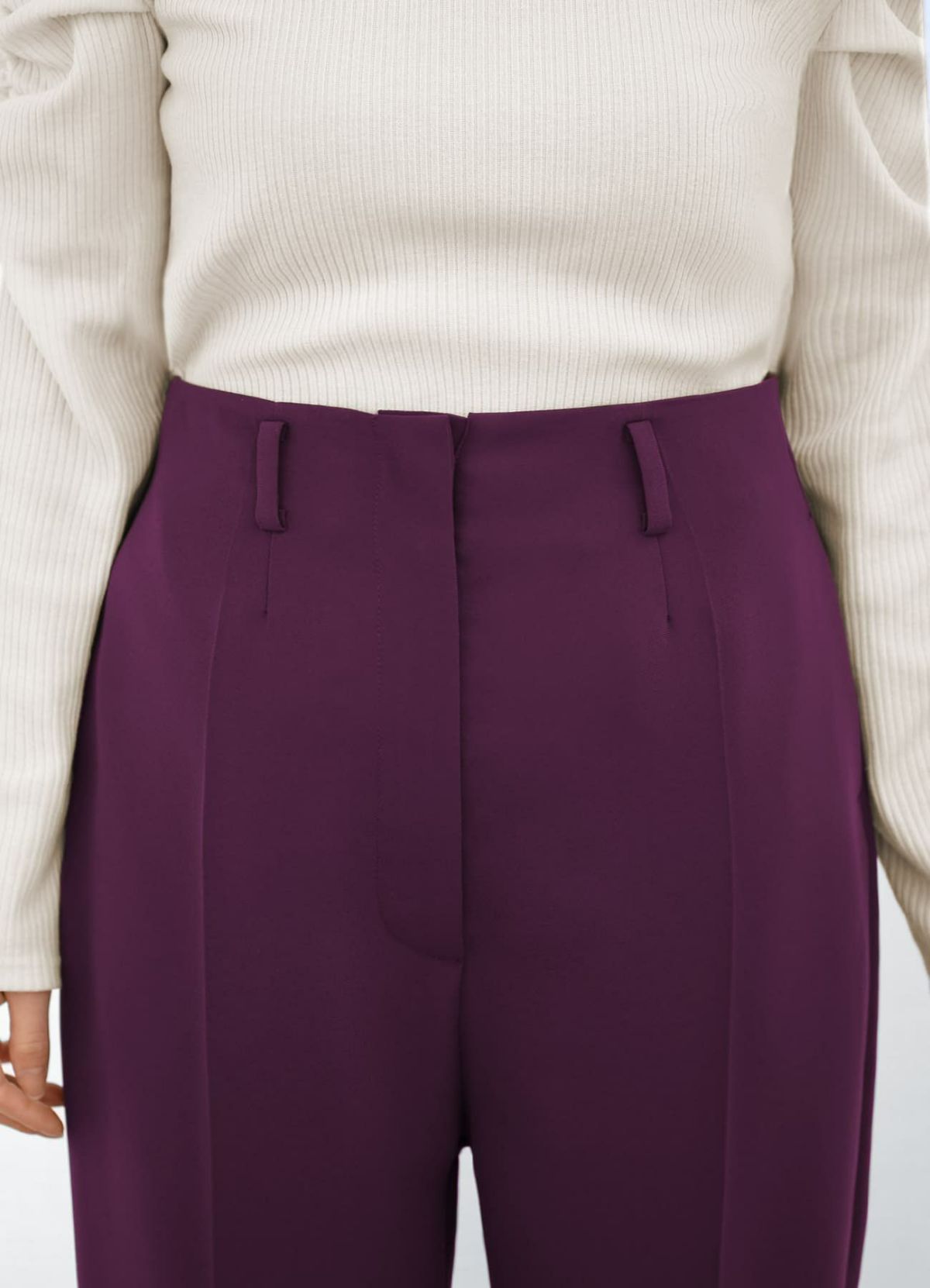 着用イメージ 157cm 着用サイズ S パープル