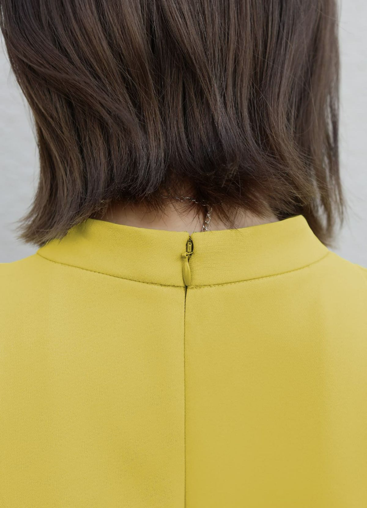 着用イメージ 157cm 着用サイズ 01 マスタードイエロー