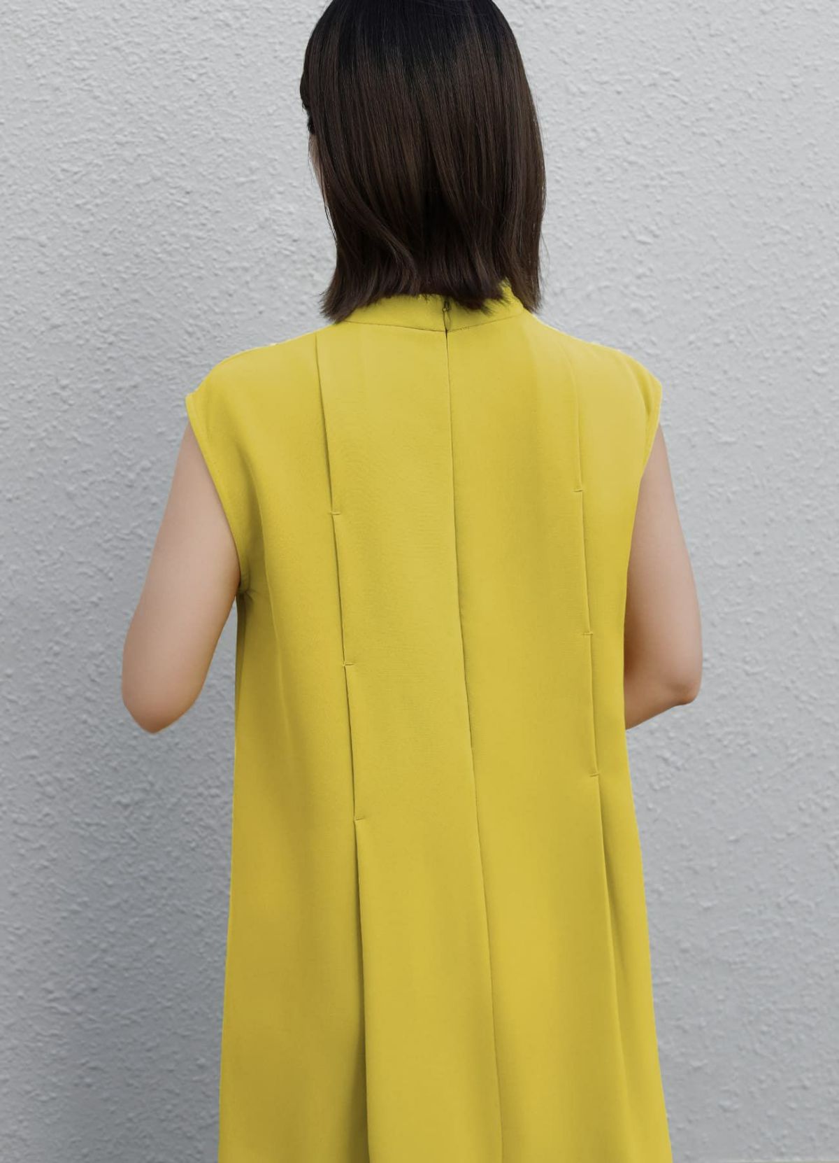 着用イメージ 157cm 着用サイズ 01 マスタードイエロー