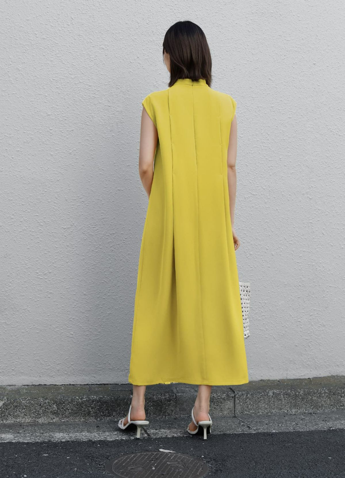 着用イメージ 157cm 着用サイズ 01 マスタードイエロー