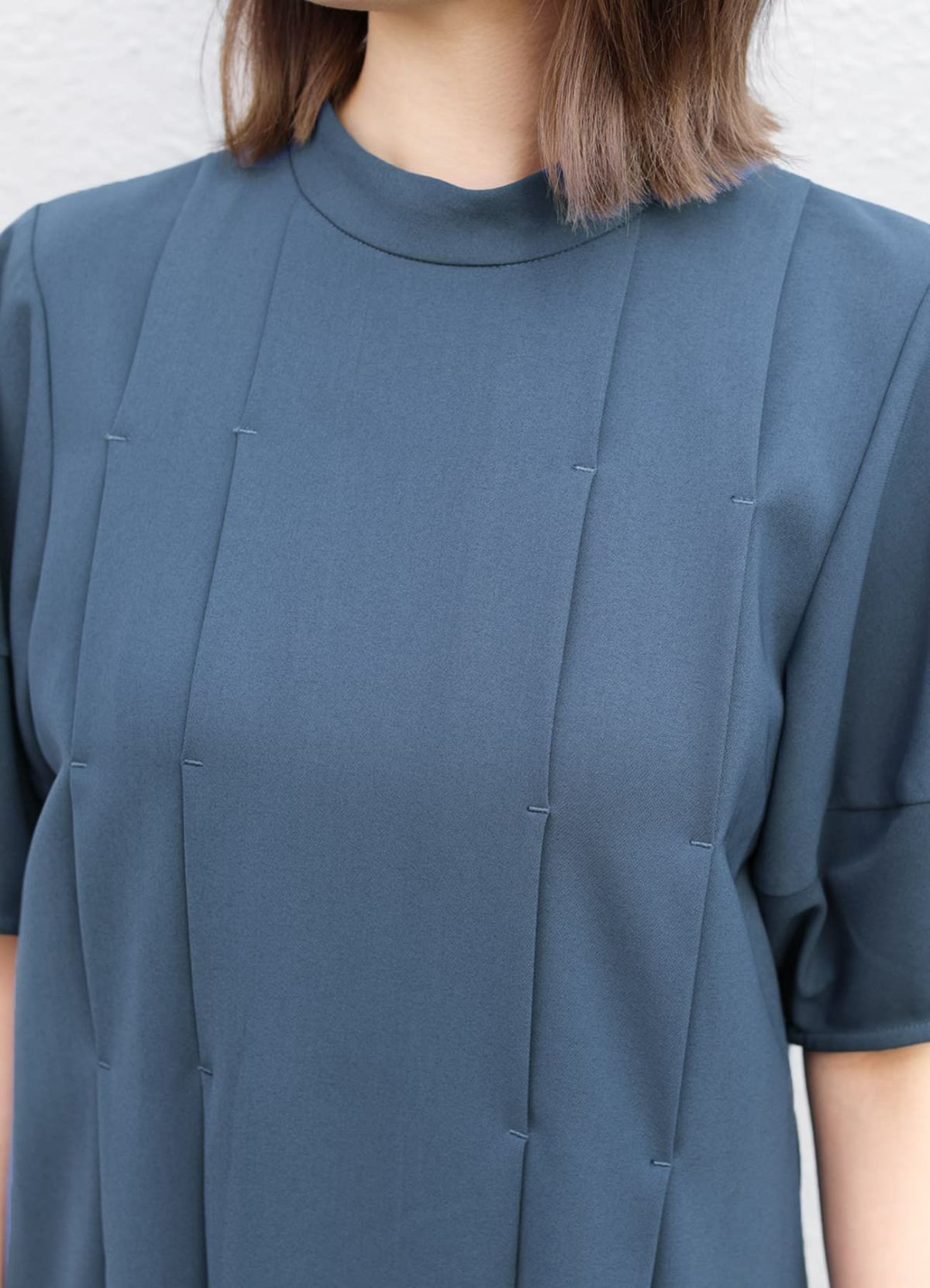 着用イメージ 157cm 着用サイズ 01 ブルー