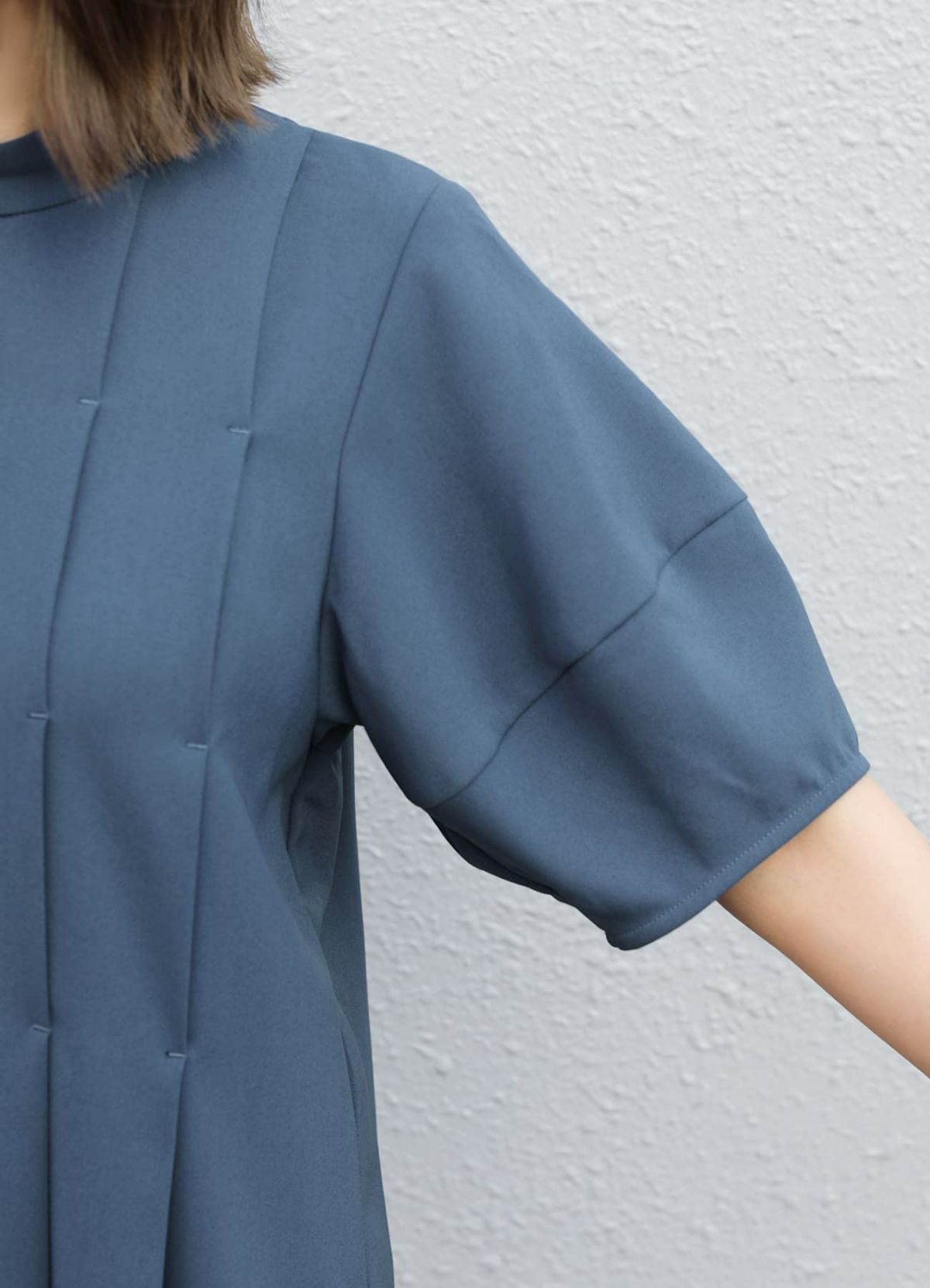 着用イメージ 157cm 着用サイズ 01 ブルー