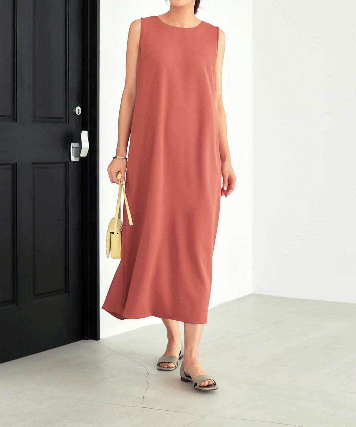 着用イメージ テラコッタピンク