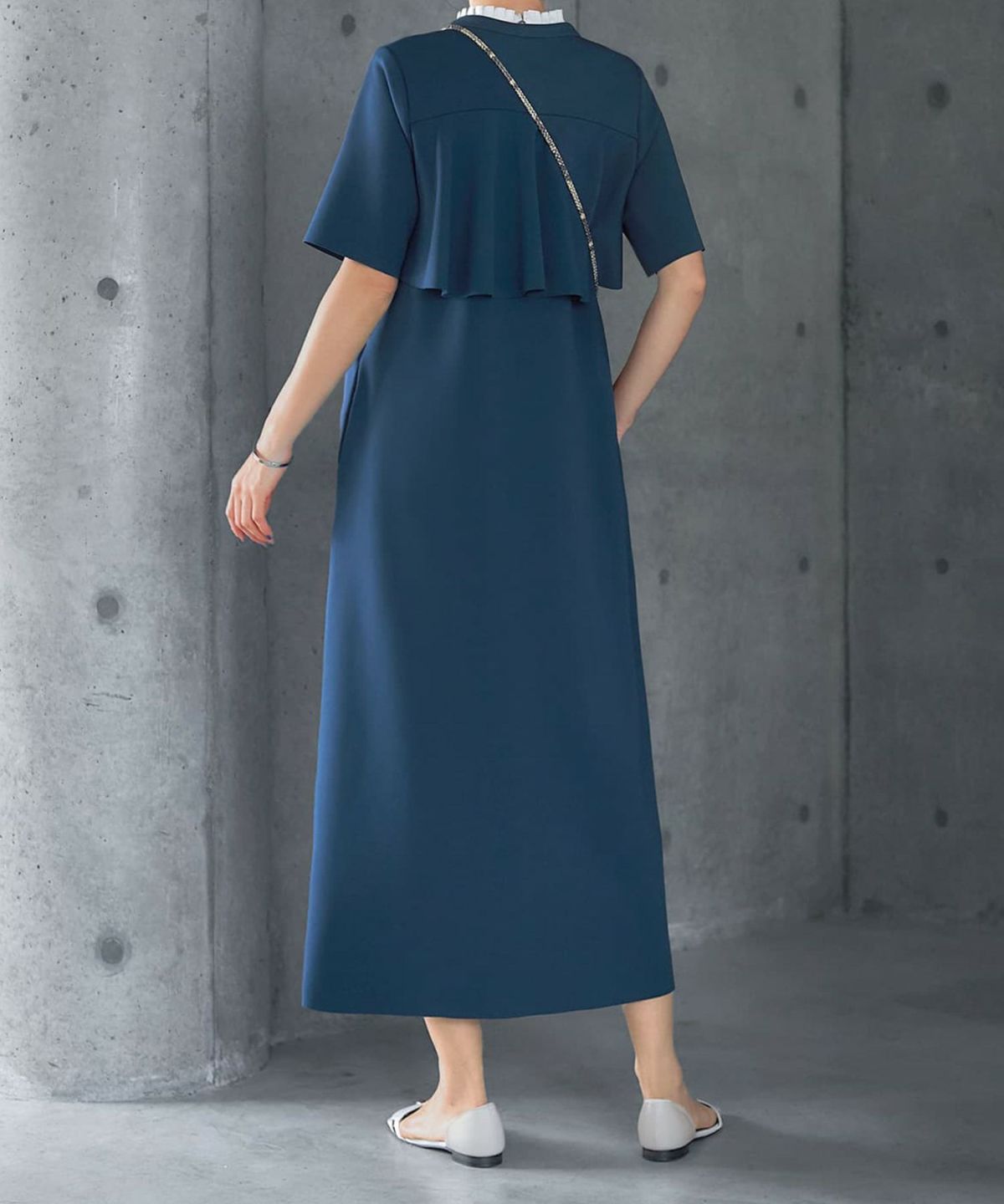 着用イメージ 166cm 02サイズ ダークブルー