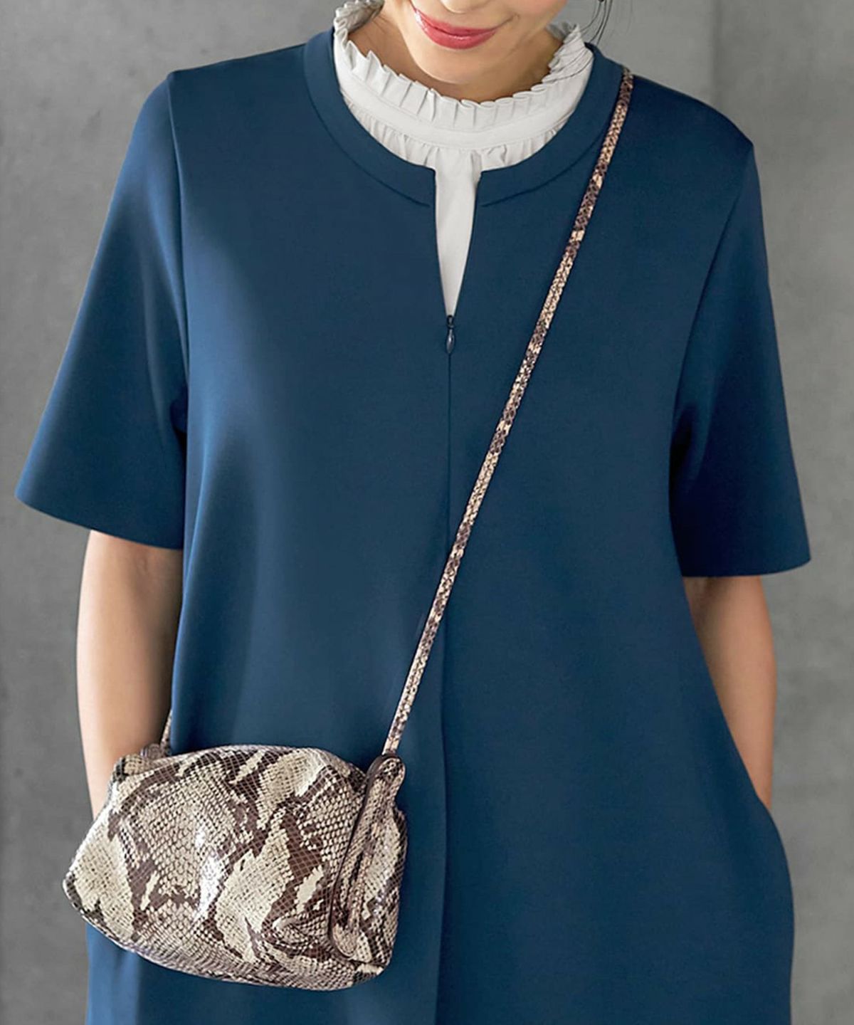 着用イメージ 166cm 02サイズ ダークブルー