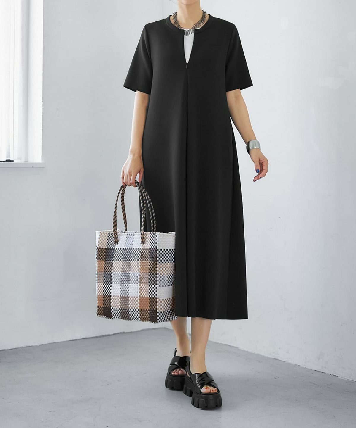 着用イメージ 166cm 02サイズ ブラック